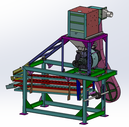 Bulgur Savurma Kırma Eleme Makinesi